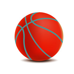 Vector Basketball isolated on a white background