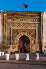 Altes Stadttor zur Medina in Meknès; Marokko