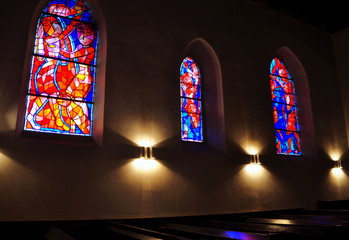 Wien - Mosaikfenster in der Ruprechtskirche