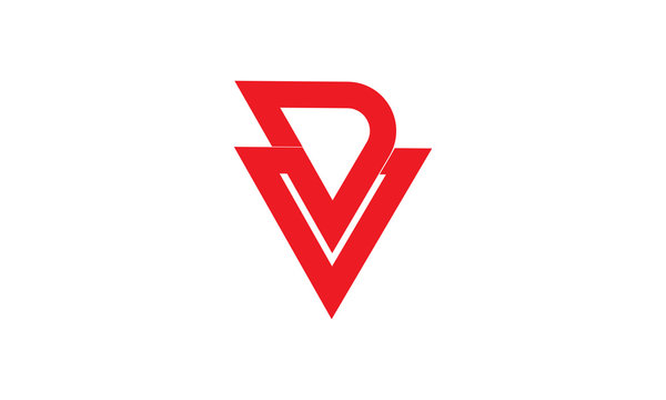 dv letters logo element