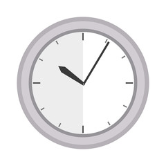 watch time device icon over white background. vector illustration