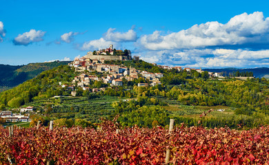 Motovun at autumn