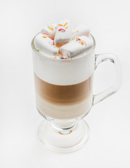 latte with marshmallow