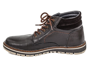 A single new of boot, isolated on white background