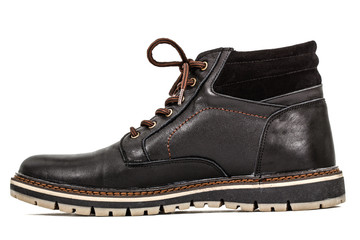 A single new of boot, isolated on white background