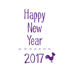 Fototapeta na wymiar new year 2017 card