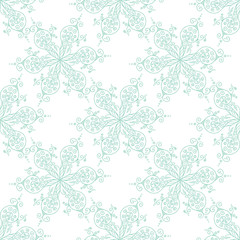 kaleidoscopic floral pattern