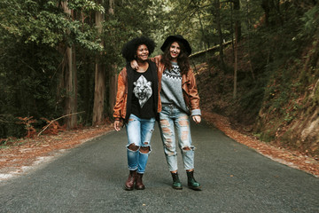 friends in the forest outdoor
