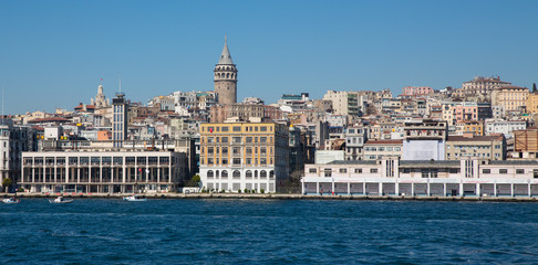 Istanbul and Galata tower