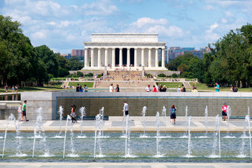 The Lincoln Memorial in Washington D.C.
