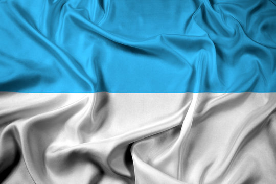 Waving Flag of Sangolqui, Ecuador
