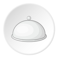 Cloche icon. Cartoon illustration of cloche vector icon for web