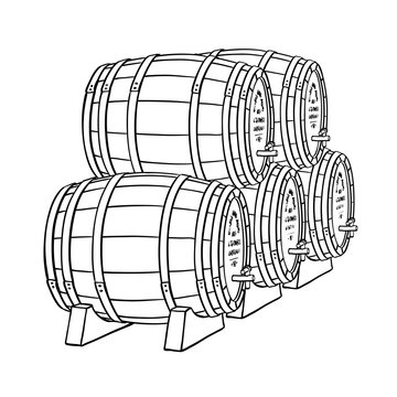 recommend clip art:  Wine or beer barrels