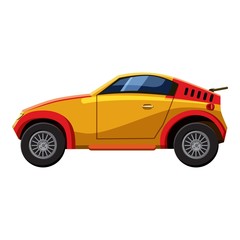 Sport car icon. Isometric 3d illustration of sport car vector icon for web