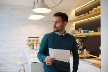 Lost in his thoughts