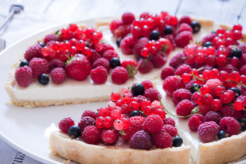 Homemade Berry tart