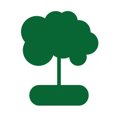 tree pictogram icon image vector illustration design 