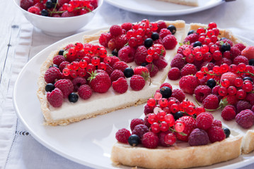 Homemade Berry tart