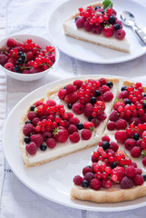 Homemade Berry tart