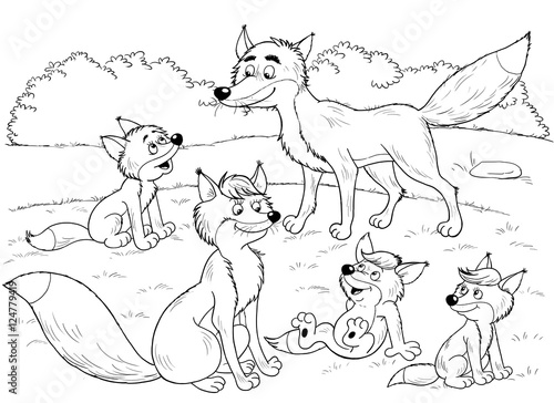 baby animals and their mothers coloring pages - photo #3