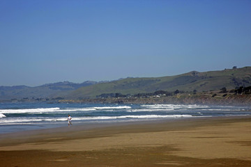 wide open beach