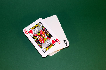 King in a deck of cards.