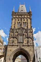 Fototapeta na wymiar The Powder Tower in Prague