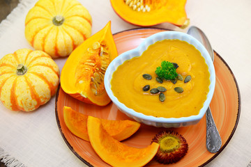 Hokkaido Kürbissuppe
