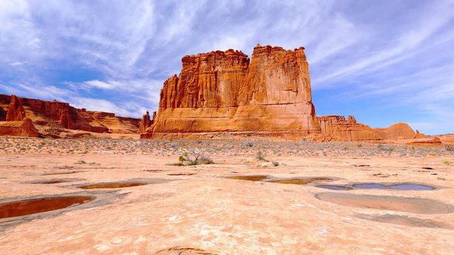 Desert Monument Time Lapse-Castle Valley