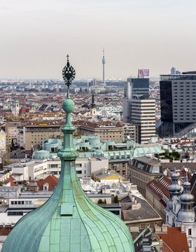 View from St. Stephen's Cathedral  in Vienna, Austria
