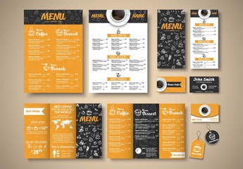 Coffee Shop Branding Layout Pack