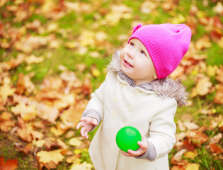 Fototapeta premium girl in the park