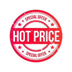 Hot Price Grunge Ribbon Stamp	