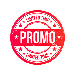 Promo Grunge Ribbon Stamp