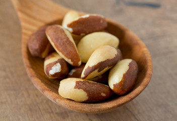 brazilian nutson wooden surface