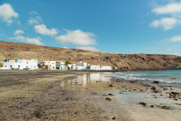 Fishing village Pozo negro on Fuerteventura