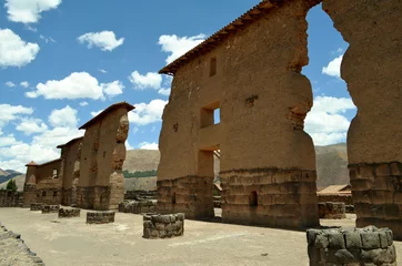 Gordijnen Perú, Cusco. El Templo de Huiracocha Raqchi. © Alexander Sánchez