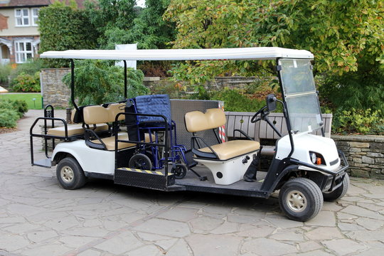 Electric buggy fully equipped for disabled people