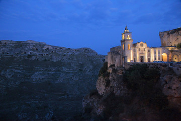 church cliff dusk