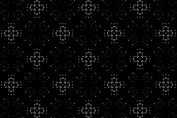 Black and white ornament. Y
