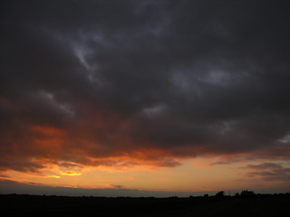 Moody sunset