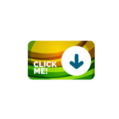 Abstract rectangle button template