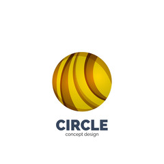 Vector abstract circle logo