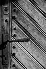 door handle bw