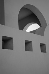 squares n arches bw