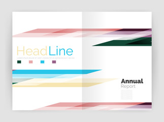 Fototapeta premium Motion concept. Business annual report cover templates