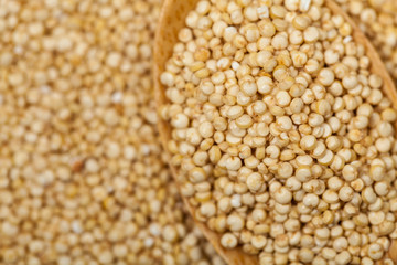 Quinoa. Macro. Selective focus.