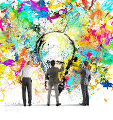 Painting a new creative idea