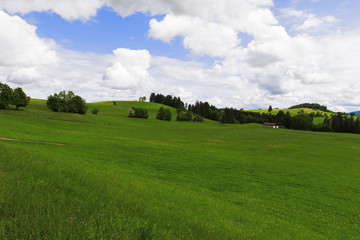 Bavarian Alpine landscape.