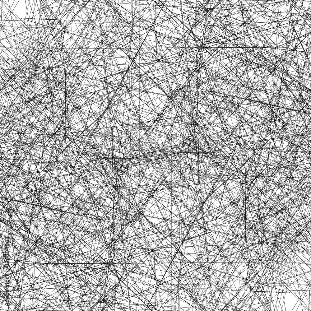 Poster chaotic random edgy pattern. geometric abstract illustration.